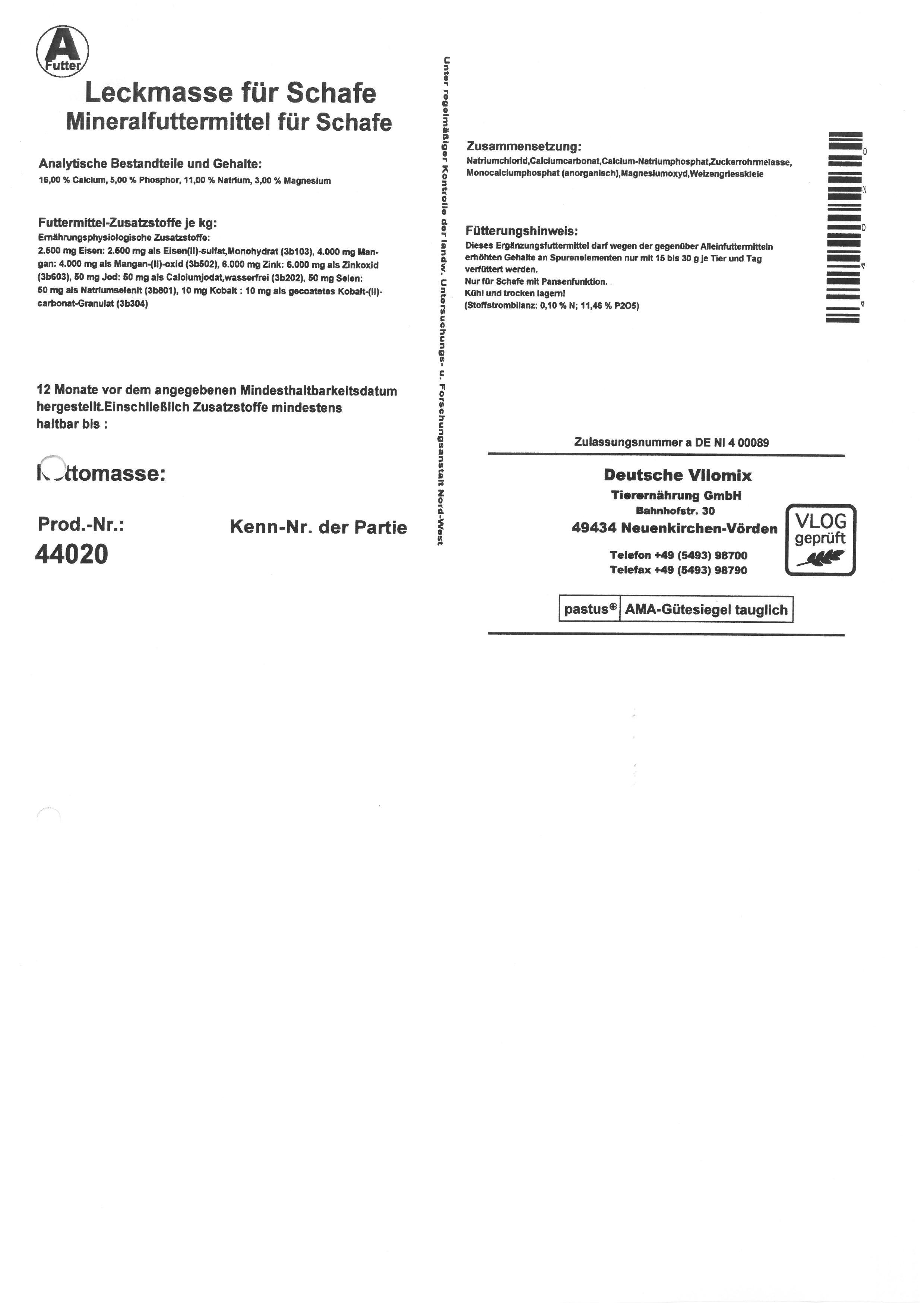 Leckschale Schaf (44020)