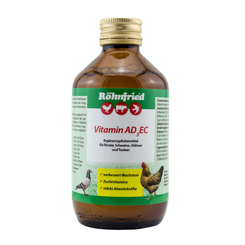 Röhnfried Vitamin ADEC - Zur zusätzlichen Vitaminversorgung für alle Tiere